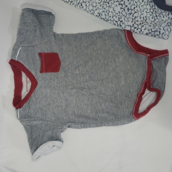 3/$30 BURT'S BEES BABY Organic Cotton Bodysuit Bundle - Picture 3 of 6